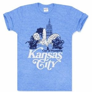Charlie Hustle City Of Fountains Kansas City Tee
